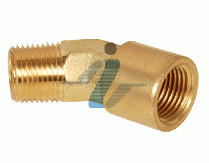 45 M/F Brass Street Elbow