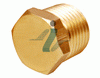 Brass Hex Plug 